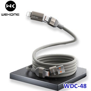 【現貨直出】WEKOME WDC-48 萬磁王 高功率240W四合一 磁吸收納數據線 接頭隨時換