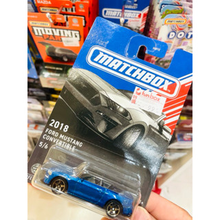 （全新品)MATCHBOX 火柴盒小汽車 合金車//滾輪主題系列~福特野馬 FORD MUSTANG敞篷車