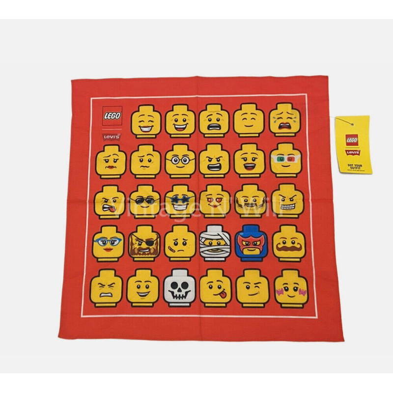 LEVIS X LEGO LEVIS手巾 LEGO聯名款 正版LEVIS方巾
