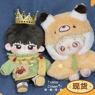 現貨【棉花娃-小王子與狐狸】20cm 20公分 無屬性 娃衣 娃娃 衣服 獨一無二 小狐狸 小王子 童話 繪本 王冠