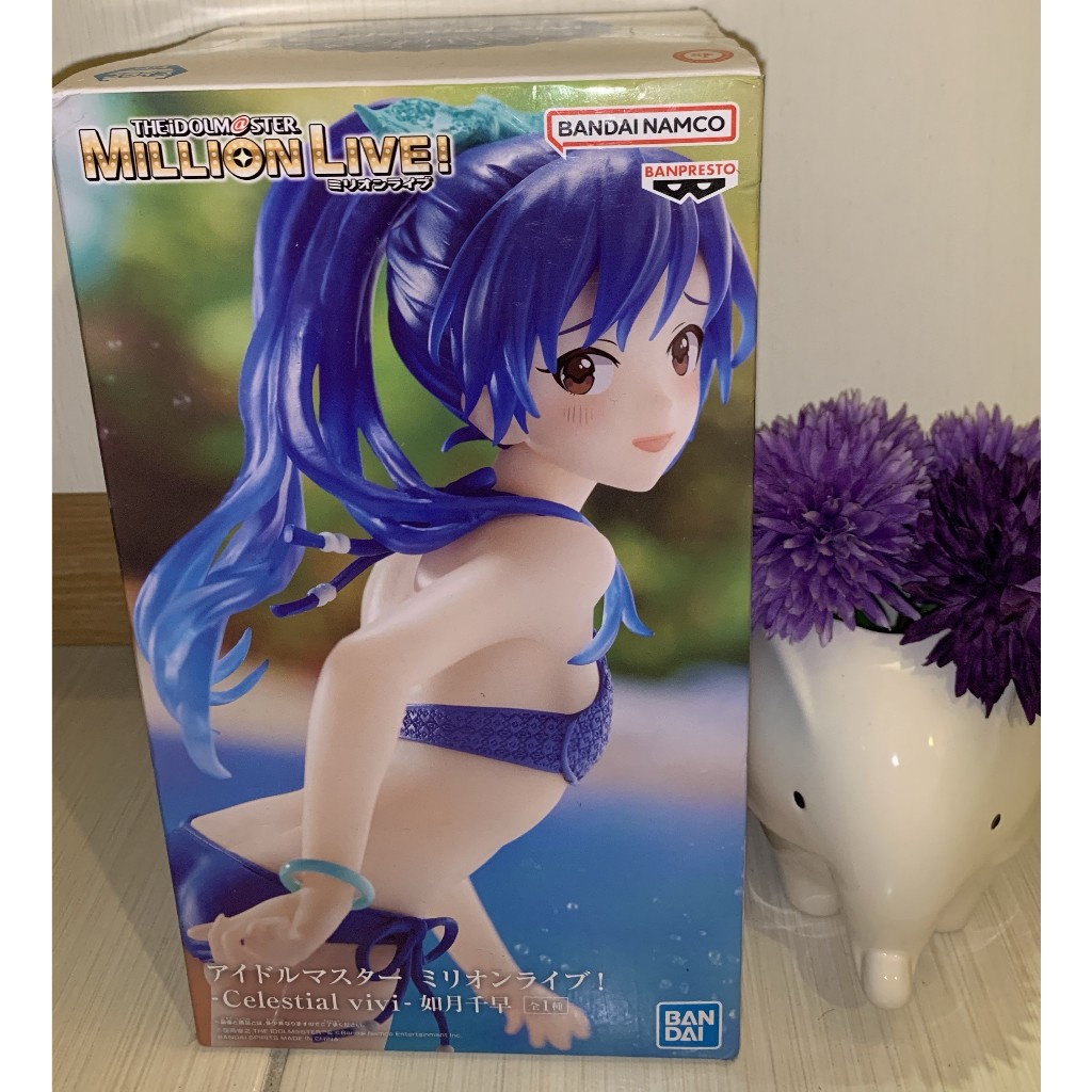 全新正版萬代【偶像大師】百萬人演唱會 Celestial vivi 如月千早 美女 夏天 泳裝 景品 性感 長盒公仔
