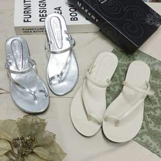 拖鞋 MIT臺灣製 細帶套趾舒適涼鞋 平底懶人鞋 夾腳拖鞋 -est shoes