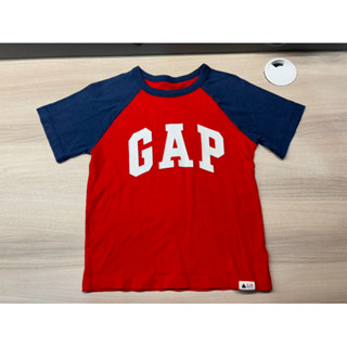 《9.5成新》Baby Gap 兒童短袖上衣 T恤 T-shirt/紅色/4歲/100-110公分