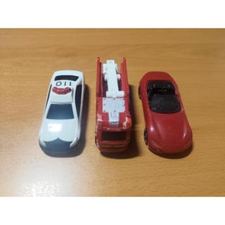 【二手】日本麥當勞 TOMICA 聯名 塑膠車 兒童餐玩具(3輛合售)