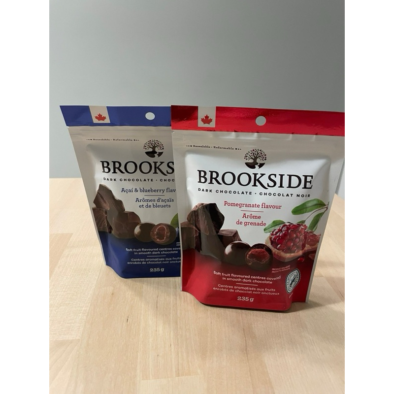 加拿大 Brookside 藍莓巧克力 紅石榴巧克力 巧克力 藍莓 紅石榴 235克
