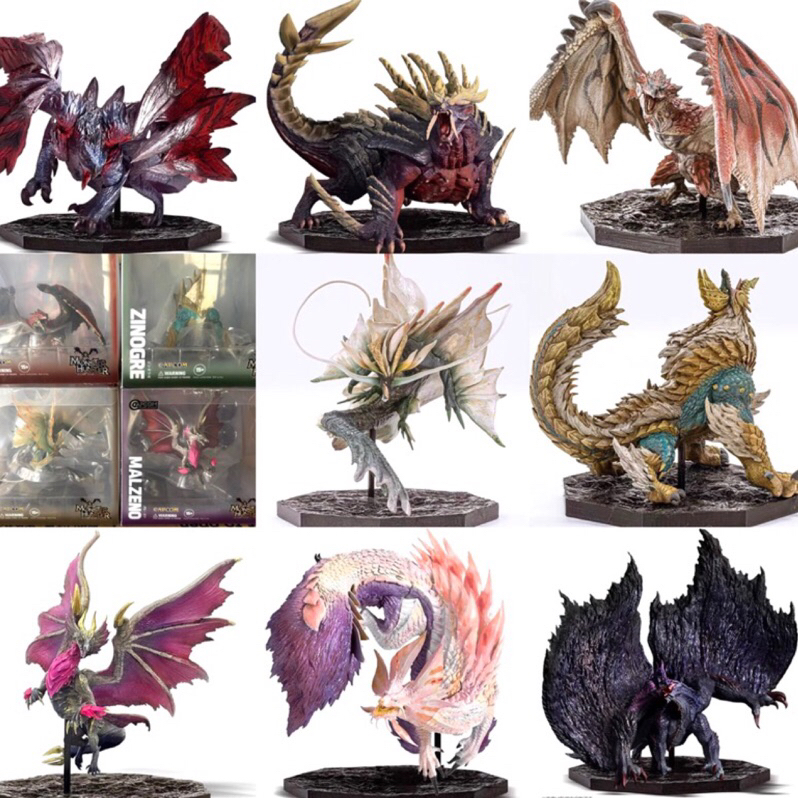 阿頑宅一起 CAPCOM CFB 魔物獵人 新系列 CUBE 2彈 爵銀龍 黑蝕龍 雷狼龍 天彗龍 怨虎龍 嵐龍 雄火龍