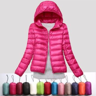 防風保暖羽絨外套 保暖外套 輕薄棉服 防風外套連帽外套S-5XL中大尺碼外套秋冬外套 立領外套 素面情侶外套1111