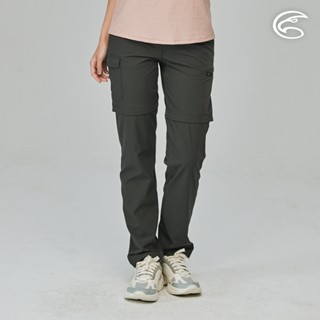 ADISI 女彈性快乾休閒可拆兩截褲AP2311096 (S-2XL) 松露灰｜四面彈 輕薄透氣 速乾 吸濕排汗 休閒褲