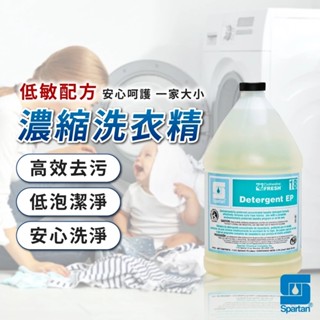 【免運】濃縮洗衣精 洗衣精 EP18高濃縮環保洗衣精 斯巴達 SPATAN(3790ml贈量杯)