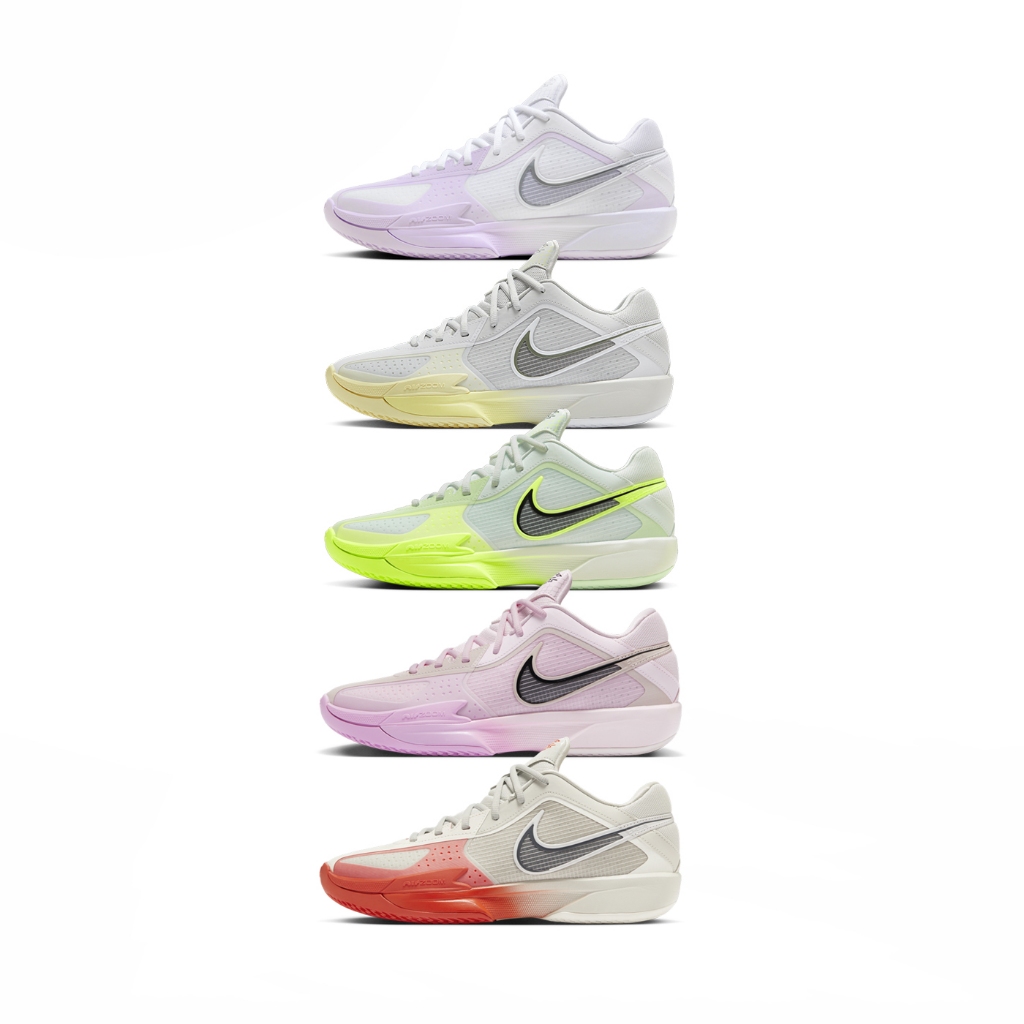 NIKE AIR ZOOM GT CUT CROSS EP 螢光綠 白紫 灰黃 緩震 實戰 籃球鞋 男鞋【HF0231】