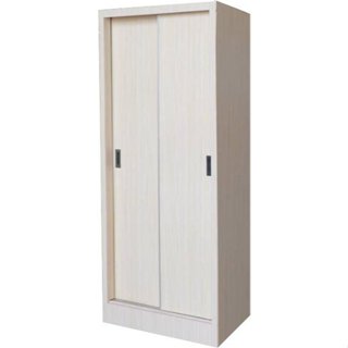 【萊夫家居】TS-36E-JT◎雪松色2.7尺直筒衣櫃【臺中傢俱】推門衣櫥 拉門衣櫃 單人衣櫃 套房 木心板 臺灣製