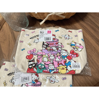 現貨 日本 三麗鷗 Sanrio 50週年 帆布袋 提袋 便當袋 手提袋 kitty 美樂蒂 大耳狗 庫洛米 漢頓