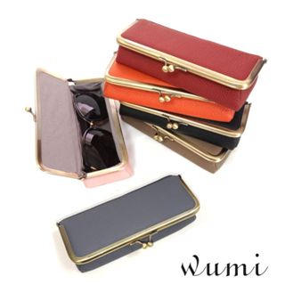 WuMi 真皮口金系列眼鏡飾品收納盒 共五色