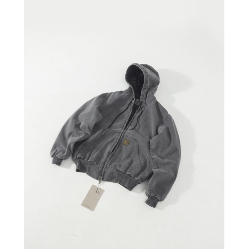 國外代購 CARHARTT J130卡哈特工裝潮牌連帽衫外套 最流行水洗做舊 重型蠟染帽衫 復古時尚外套