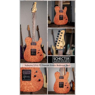 Schecter USA PT Custom EXOTIC Redwood Burl 電吉他【又昇樂器.音響】