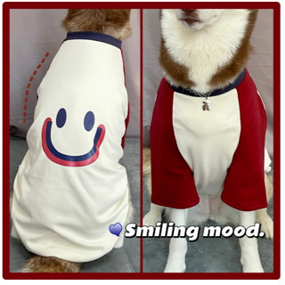 【汪喵森活】 微笑Pasta 40kg內 彈力衣 德絨棉衣 狗衣服 黃金獵犬 拉不拉多 薩摩 法柴犬 柯基 米克斯 邊境