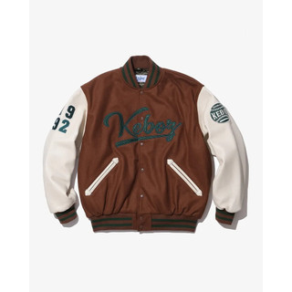 KEBOZ Melton Leather Varsity Jacket - FindPrice 價格網