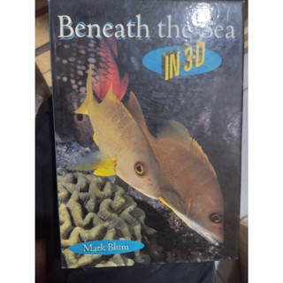 英文書籍 Beneath the Sea IN 3D 3D海底世界 Mark Blum 馬克布魯姆