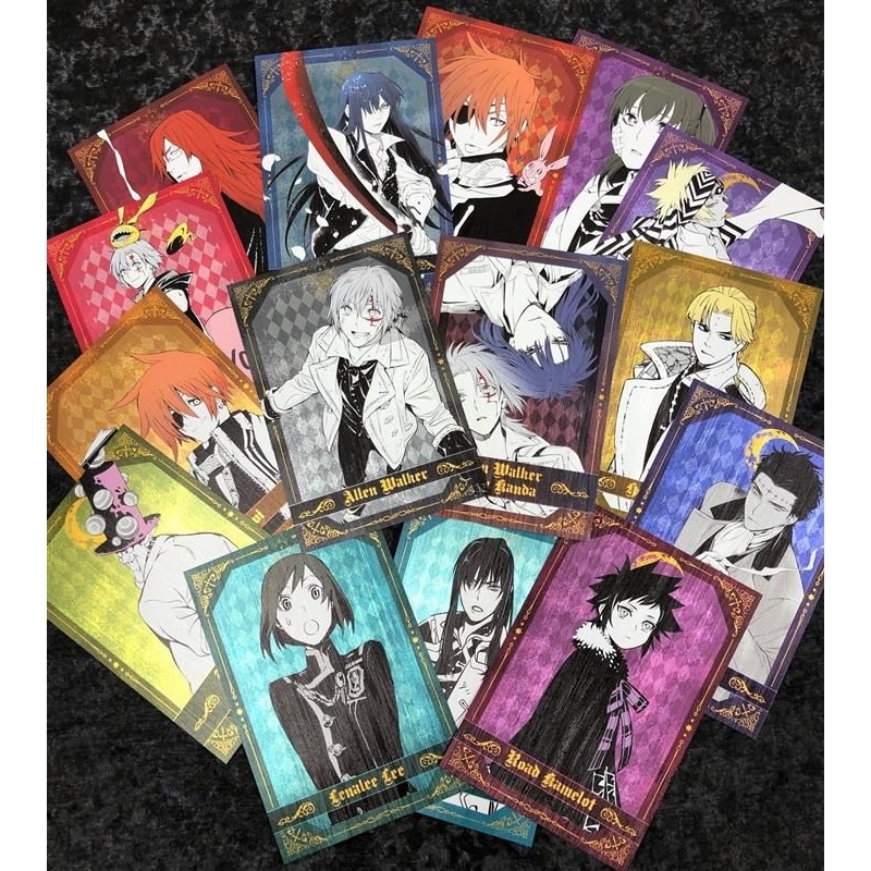 日版 驅魔少年 JUMP 燙金 明信片 盲抽 亞連 神田 拉比 利娜莉 林克 克勞斯 千年伯爵 帝奇 蘿特 內亞