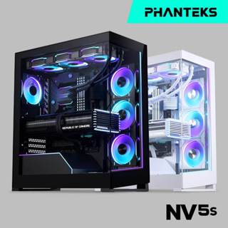 Phanteks 追風者 NV5S 海景房無A柱/中塔機殼/鋼化玻璃/RGB燈條/預裝4個120mm風扇