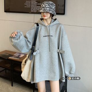 隔日達 佰分佰/150kg內可穿/冬天穿搭/連帽衛衣/秋冬款/寬鬆/薄款/加絨/長袖上衣/帽T/收腰/大尺碼/長袖上衣