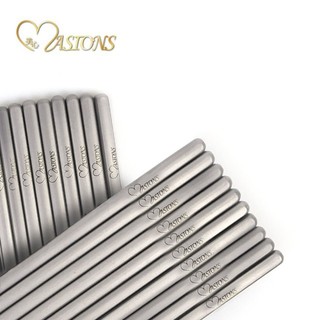 【MASIONS 美心】[福利品] Titanium Prime 極致純鈦筷具(6雙入組 臺灣製造)