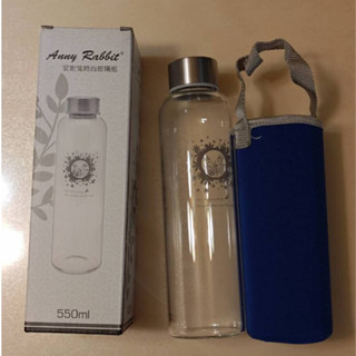 安妮兔時尚玻璃瓶550ml (全新)