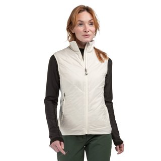 【Schoffel】女化纖保暖立領背心/24SL20-13608-[粉紫拼、雪花白]