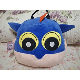 全新商品 正版商品授權 蠟筆小新 動感超人頭型後揹包 38×33公分 實用可愛容量又大 現貨