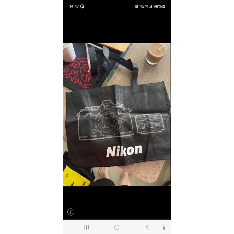 現貨實拍  二手 8成新 Nikon 尼康 原廠 購物袋 大 袋子 有賣 ZFC Z FC 週邊商品