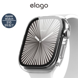 elago Apple Watch 9H強化玻璃透明錶殼 S11/10/9/8/7 (46/45/42/41mm)