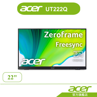 Acer 宏碁 UT222Qbmip 22型 觸控電腦螢幕