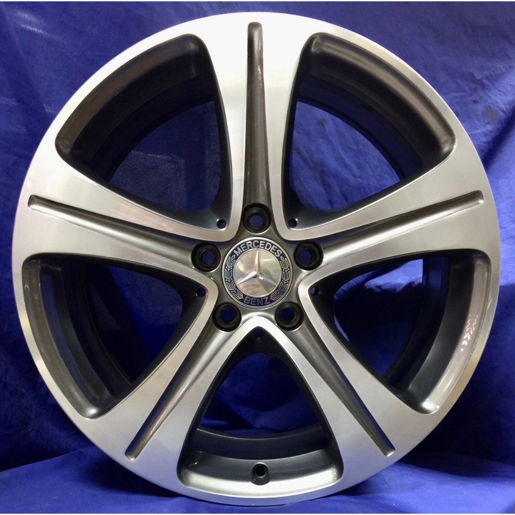 波蘭製 18吋賓士BENZ W213原廠鋁圈 5孔112 【益和輪胎】