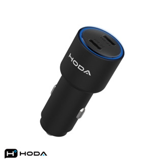 HODA 72W 雙孔 USB-C 車載PD快速充電器 充電頭 車充 快充
