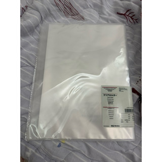 無印良品透明內頁資料夾全新