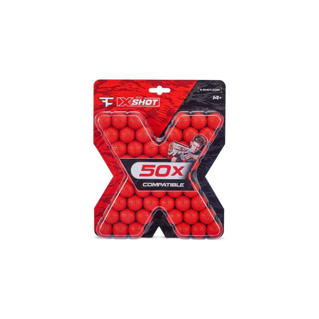 【全新正版公司貨】X-Shot X射手 CHIAOS- 50入彈球補充包