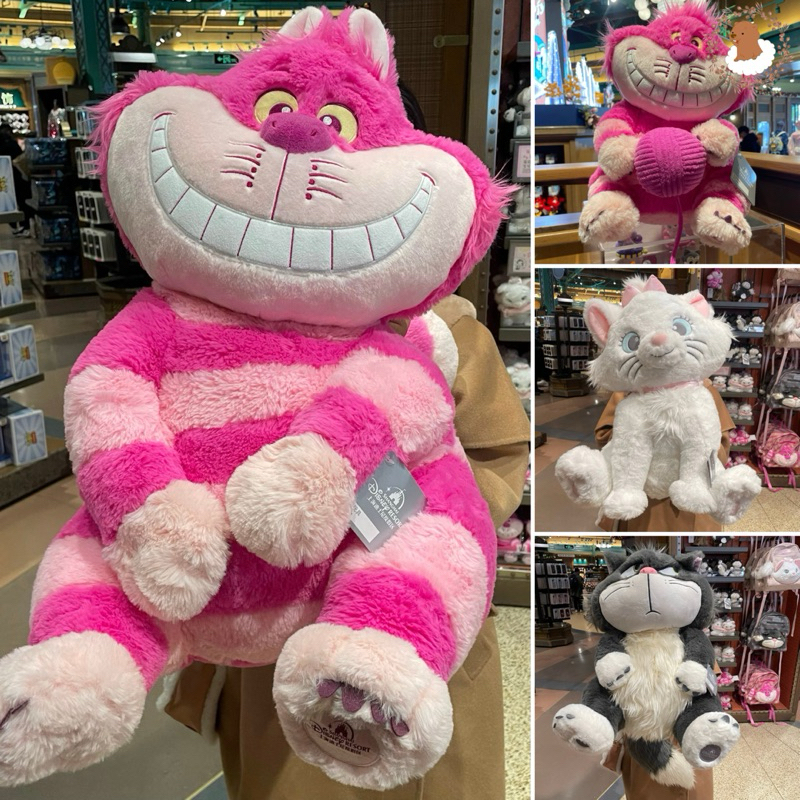 🐰正版迪士尼代購🐰實拍❤️Disney 瑪麗貓 路西法 娃娃 中號/大號 柴郡貓 迪士尼公仔 吊飾 送禮⭐鈺兒私櫥⭐