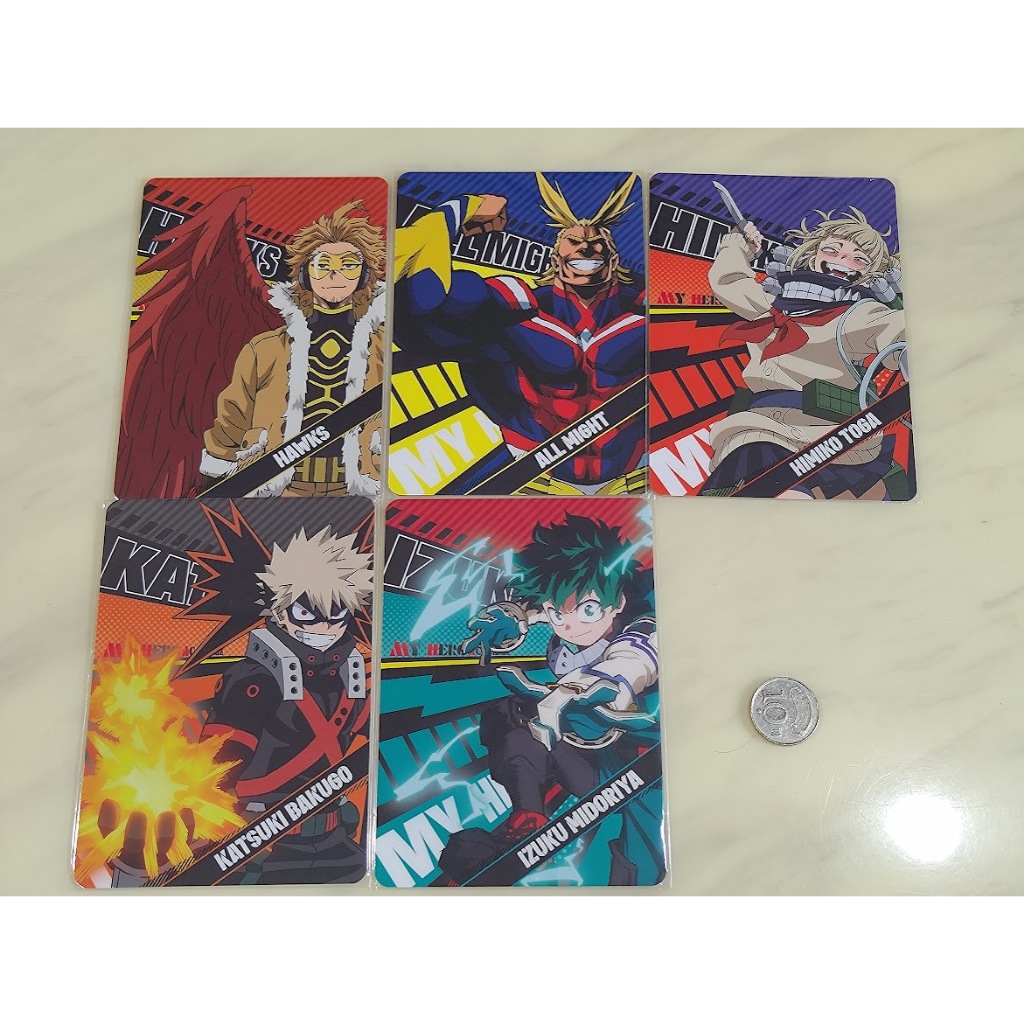 [睡睡蛙小池] 我的英雄學院 墊板 收藏卡 海報 霍克斯 歐爾麥特 渡我被身子 綠谷出久 爆豪勝己 轟焦凍  荼毗 死柄