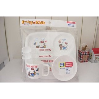 出清特價 日本製 Sanrio Hello Kitty 兒童餐具組~適合送禮