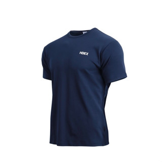 【HDEX】Main Logo Muscle Fit 背部字母印花短袖上衣 深藍色