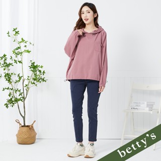 betty’s貝蒂思(35)顯瘦刷破內刷毛彈性水洗牛仔褲(藍色)