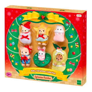 全新 日版現貨 Sylvanian Family 森林家族 聖誕節6小隻變裝 聖誕襪 波斯貓 楓糖貓 聖誕禮盒 聖誕禮
