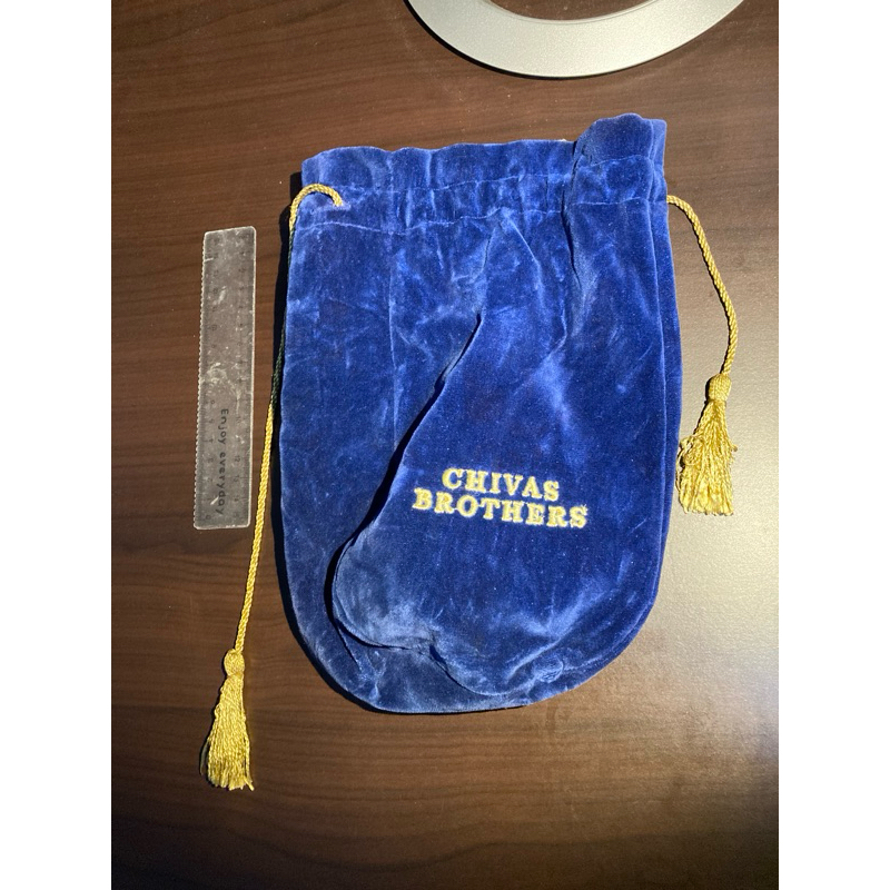 皇家禮炮 電繡 絨布袋 束口袋 CHIVAS BROTHERS ROYAL SALUTE