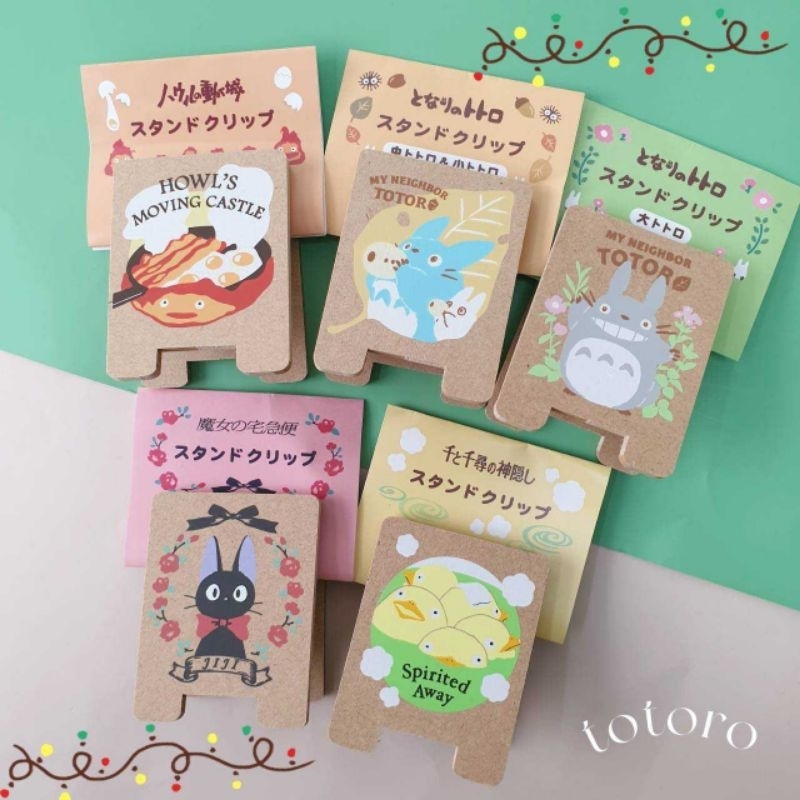 日本製 木夾-TOTORO 宮崎駿 吉卜力 大龍貓/中&小龍貓/卡西法/魔女宅急便/無臉男 正版授權