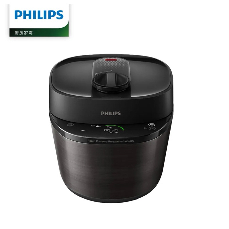 Philips 飛利浦 快速洩壓智慧萬用鍋HD2151/50(黑小萬)