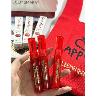 【台灣現貨】LEEMEMBER荔萌唇釉｜紅蘋果系列 鏡面唇釉 唇蜜推薦｜水潤顯色 聖誕禮物首選🎄