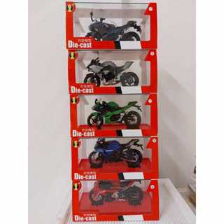 華一 機車模型 1:12 機車 杜卡迪 yamaha R1 川崎忍者 NINJA400 摩托車模型 聲光車 合金摩托車