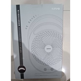 KINYO 桌立兩用充電風扇 UF-890