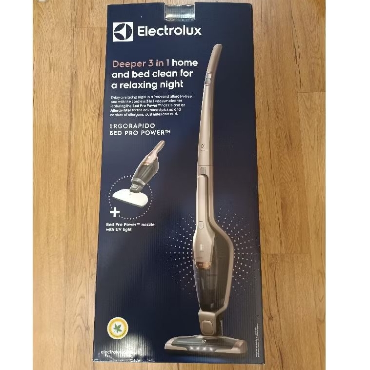 (免運)三菱交車禮 Electrolux伊萊克斯 ZB3324B 超級完美管家吸塵器HEPA -除蟎版 (流沙金)