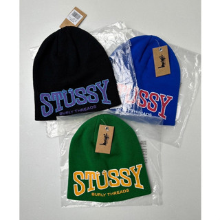 【TACKSTHGOOD】STUSSY BURLY THREADS SKULLCAP 細針織毛帽 黑 綠 藍 三色